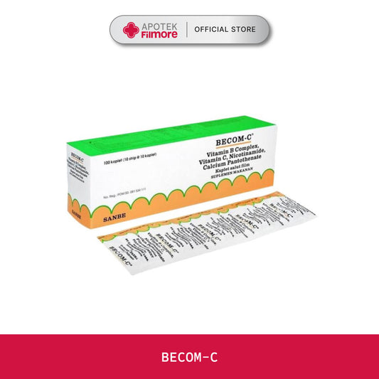 Becom-C 10 Kaplet/Strip (per Strip)