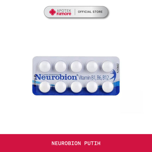 Neurobion Putih 10 Tablet/Strip (per Strip)