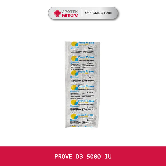 Prove D3 5000 IU 10 Tablet/Strip (per Tablet)