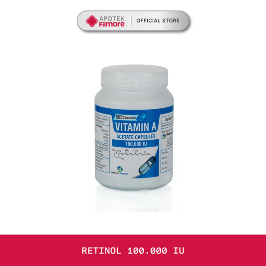 Retinol 100,000IU | Suplemen Pendukung / Vitamin A